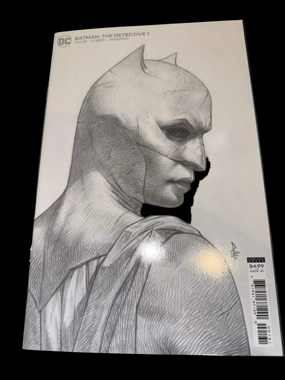 Batman the Detective #1 Federici 1:25 B&W Sketch Variant