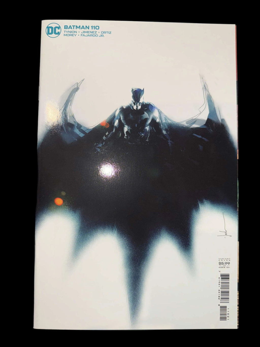 BATMAN #110 (2016) TYNION / JIMENEZ ~ JOCK CARDSTOCK VARIANT