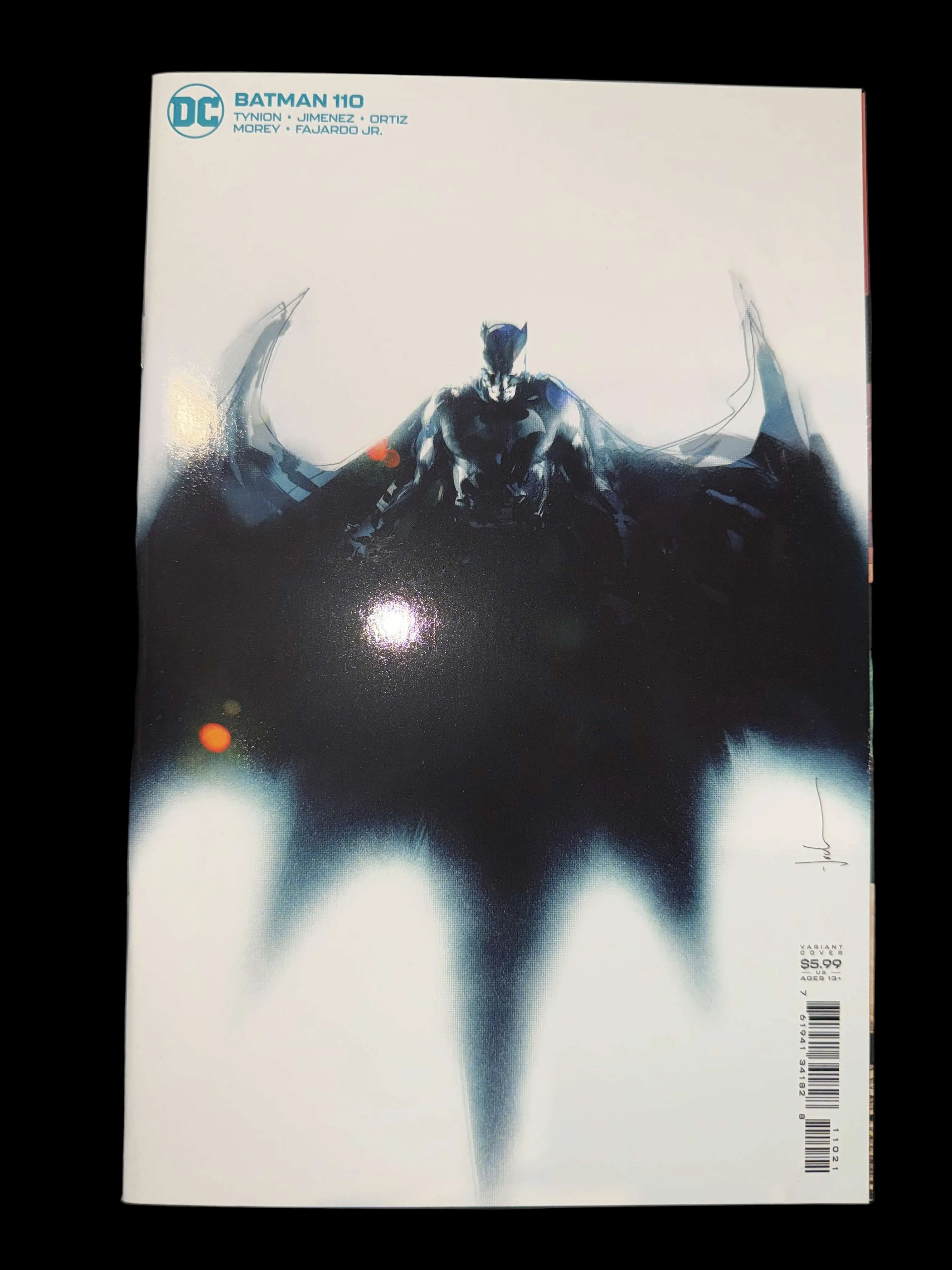 BATMAN #110 (2016) TYNION / JIMENEZ ~ JOCK CARDSTOCK VARIANT