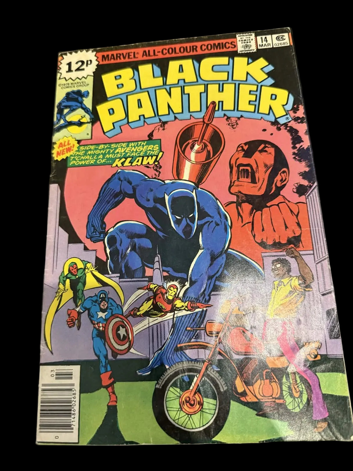BLACK PANTHER #14 UK Price Marvel Comics