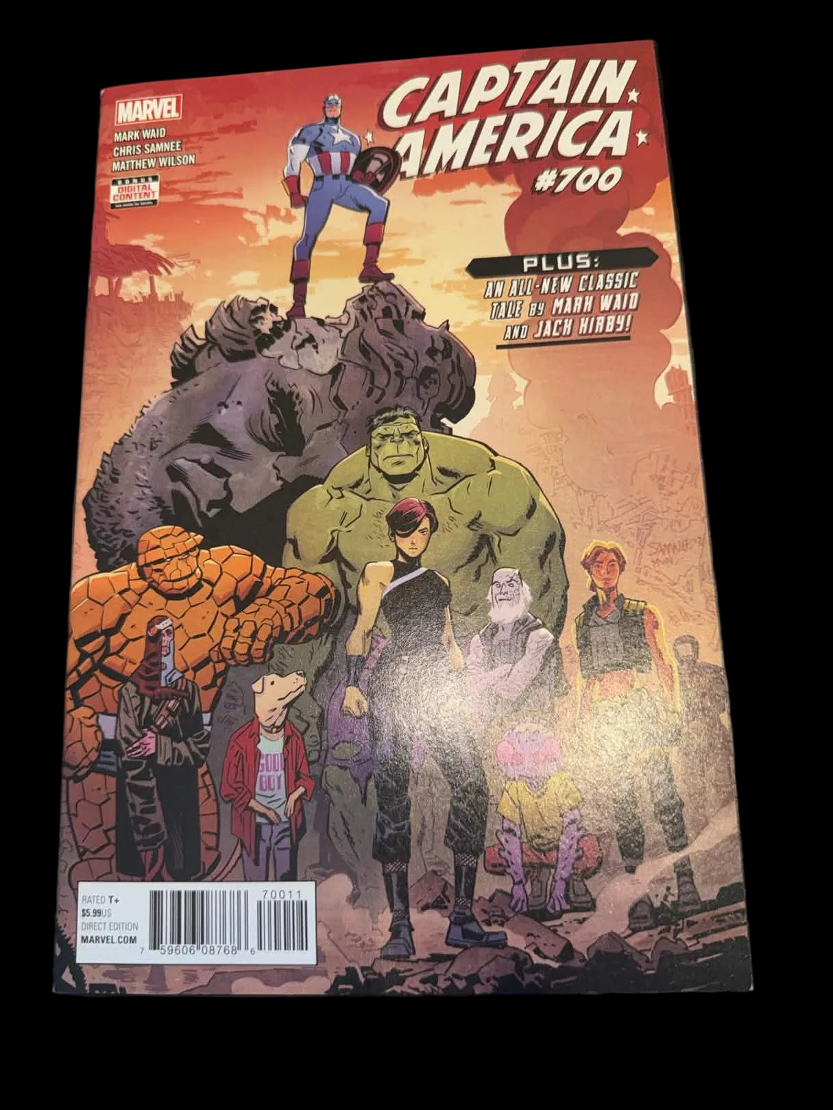 Marvel Comics Captain America Issue #700 Waid Samnee Wilson Direct Edition