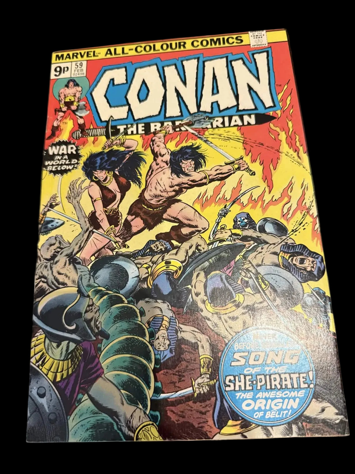 CONAN THE BARBARIAN #59 FEBRUARY 1976 JOHN BUSCEMA MARVEL COMICS