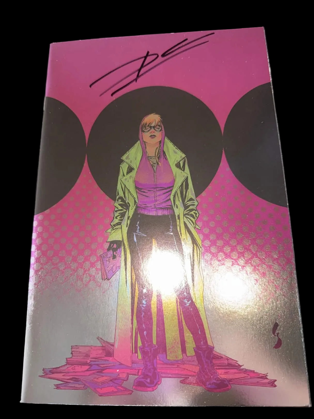 Crossover #1 Virgin Jetpack Foil Variant Signed by Donny Cates COA