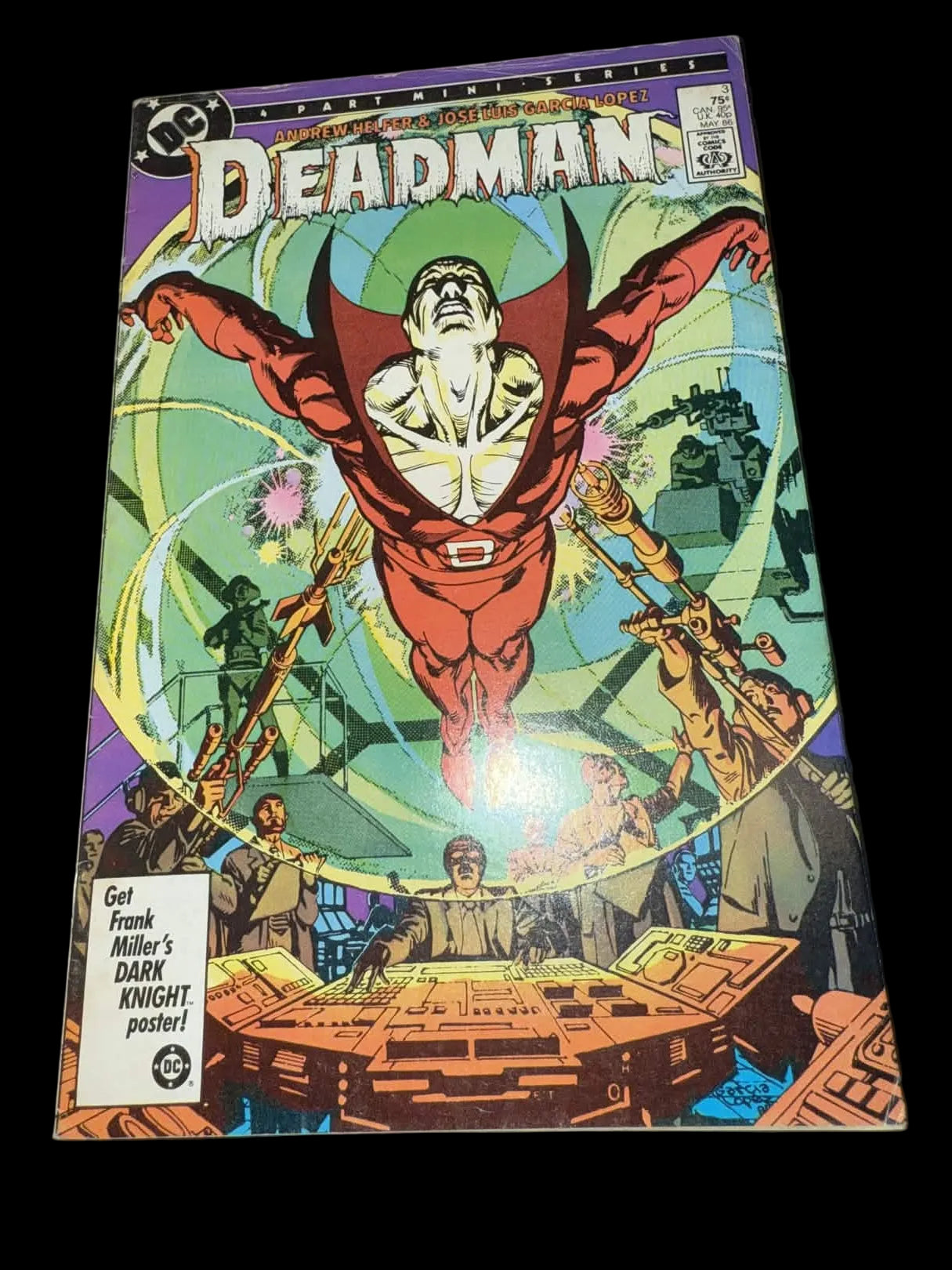 VINTAGE Copper Age Comic DC's DEADMAN #3 [1986] 2nd Series; Boston Brand