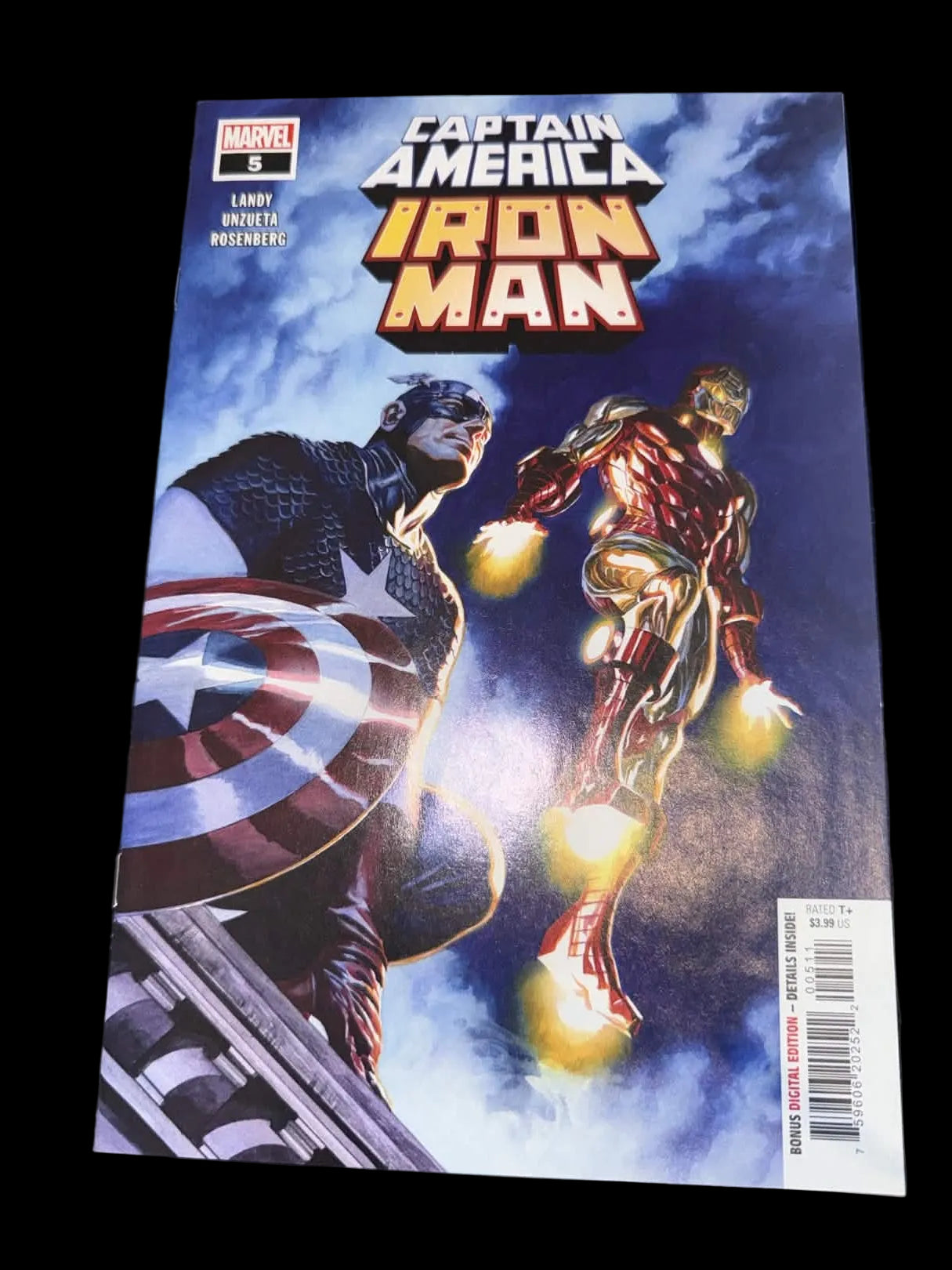 CAPTAIN AMERICA #5: Captain America Iron Man, Landy & Unzueta