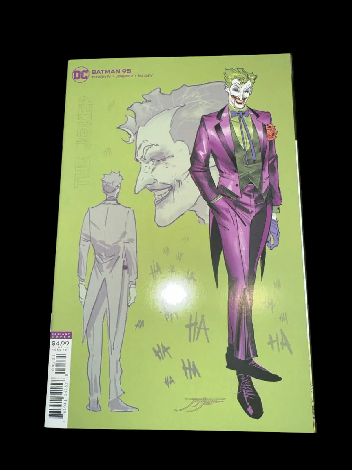 DC Batman 95 1:25 Joker Card Stock Variant