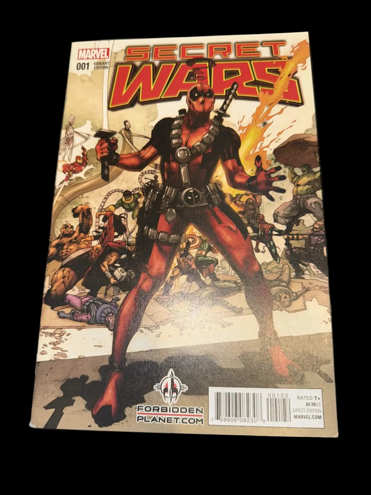 SECRET WARS #1 - Forbidden Planet Deadpool Variant
