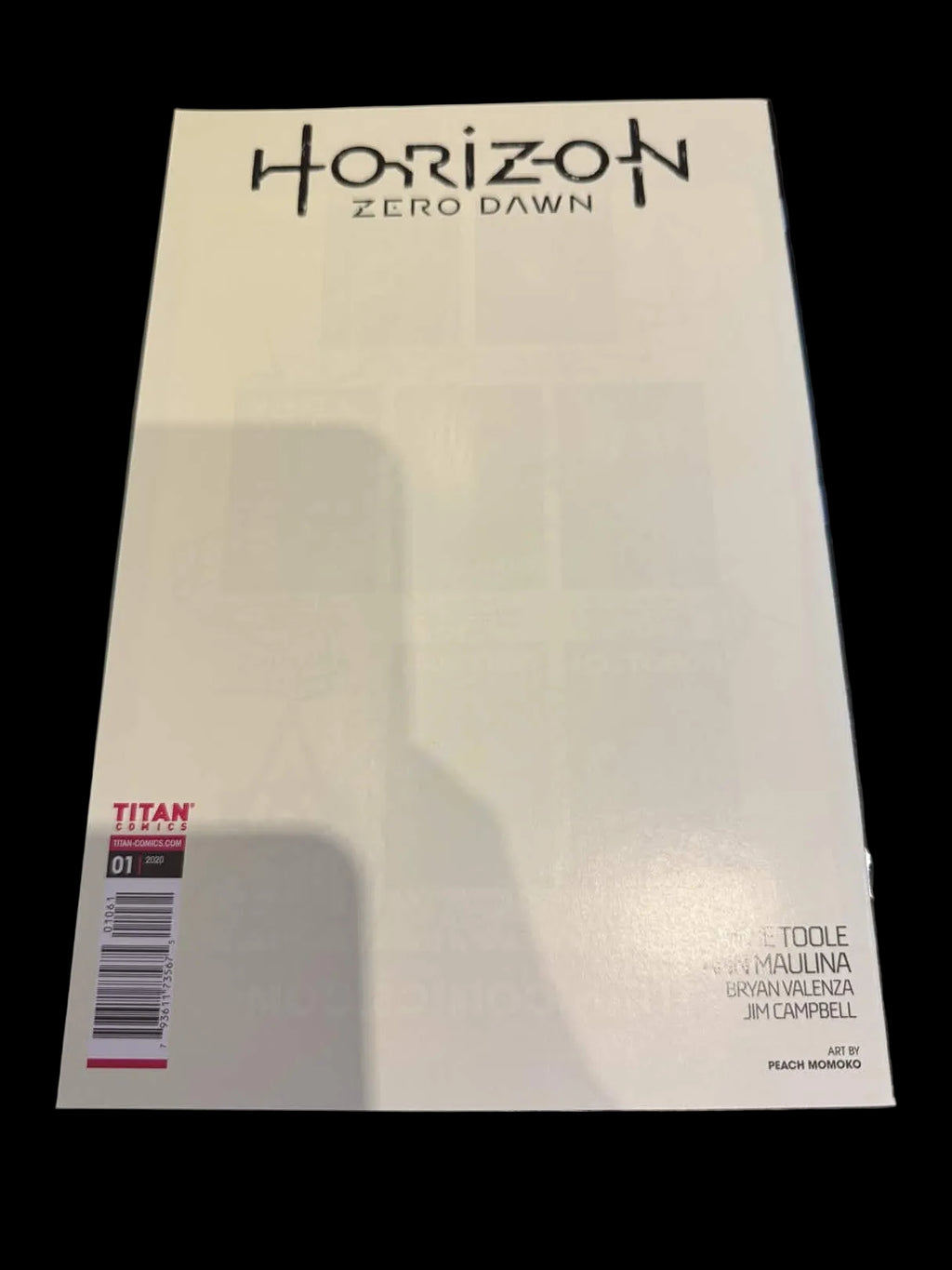Horizon Zero Dawn #1 Peach Momoko Virgin Sketch Variant 2020 Titan Comics