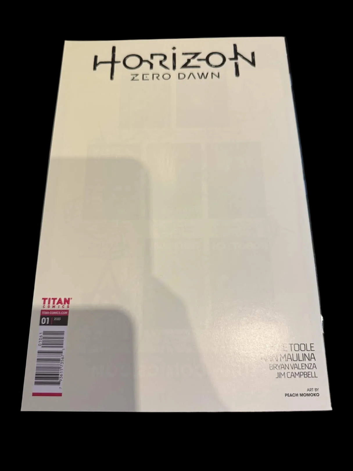 Horizon Zero Dawn #1 Peach Momoko Virgin Sketch Variant 2020 Titan Comics