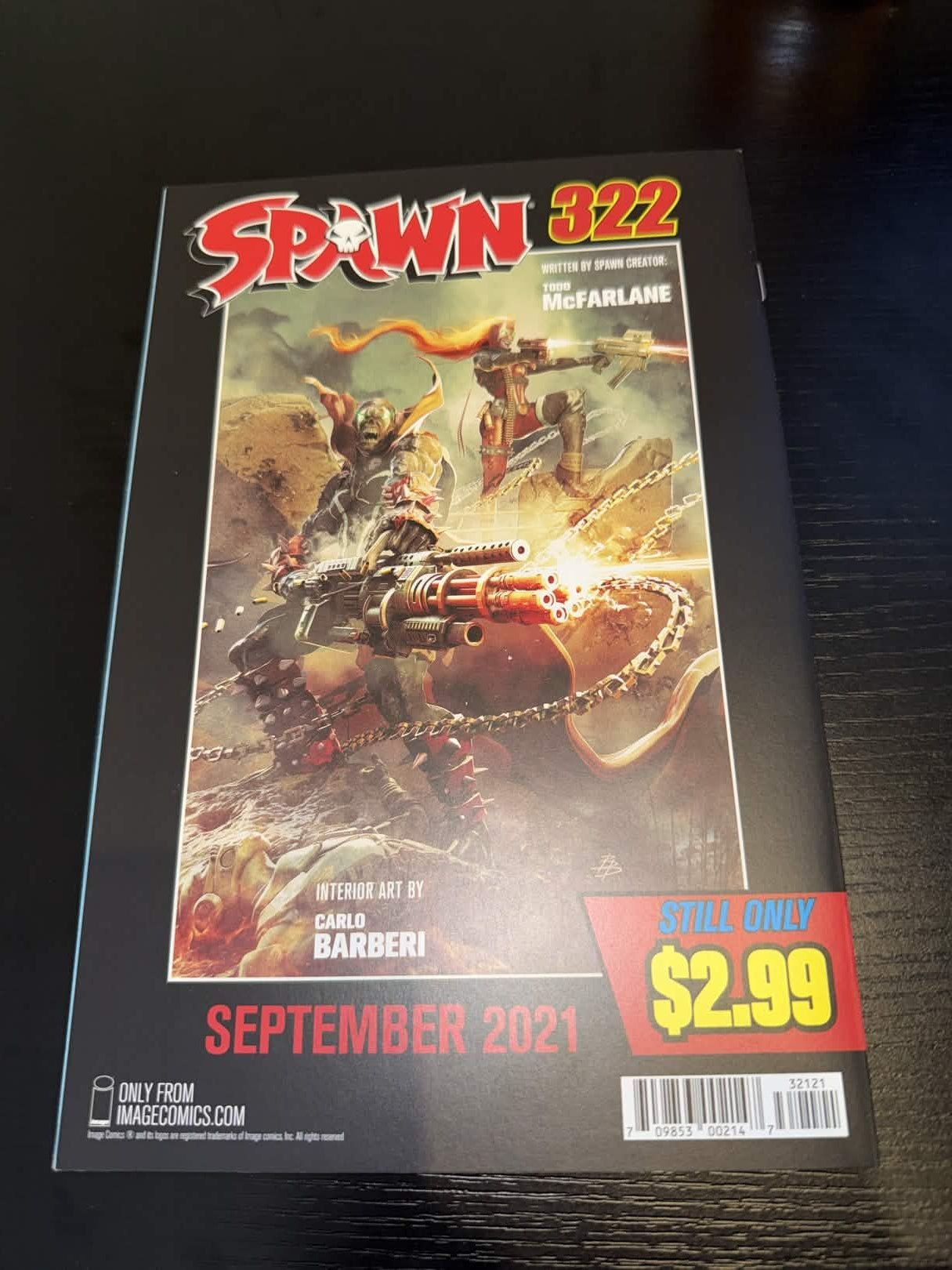 Spawn #321 McFarlane Variant Cover 2021 Image Comics